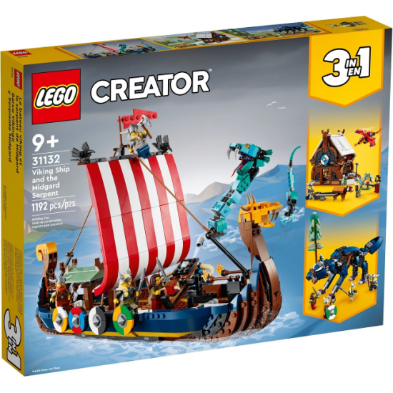 LEGO CREATOR Le bateau viking et le serpent de Midgard 2022